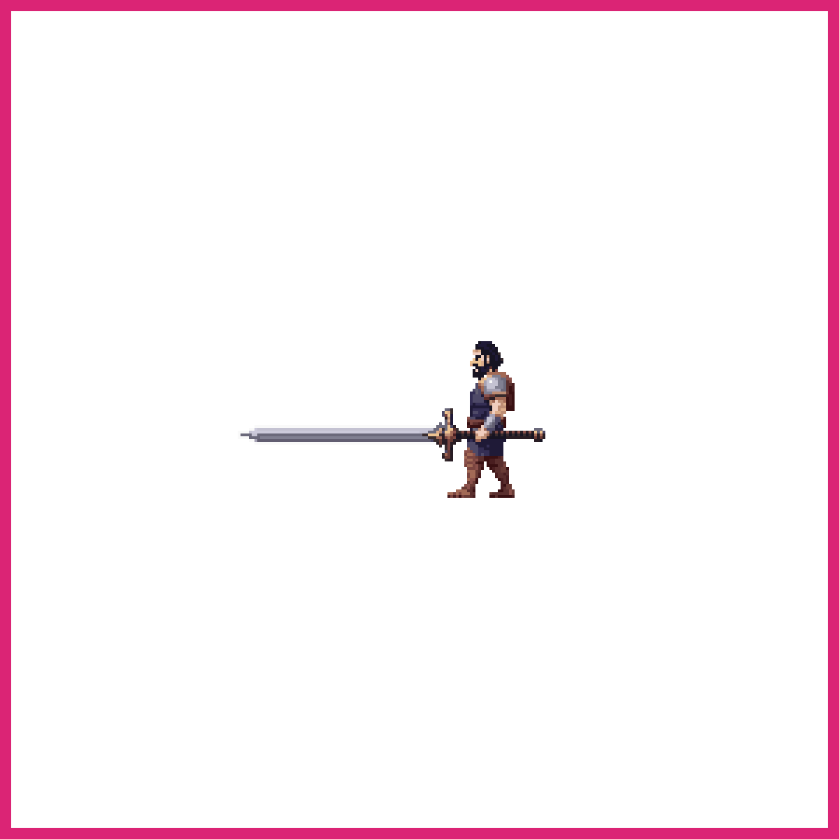 Swordsman based on King Arthur | Sprite-AI