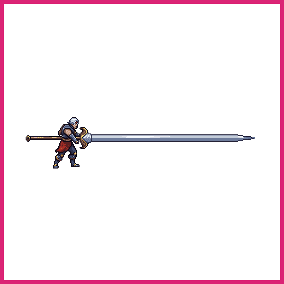 Swordsman based on King Arthur | Sprite-AI