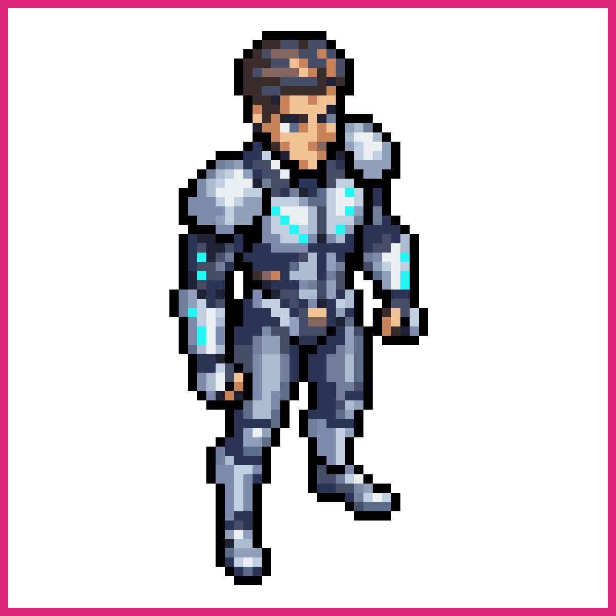 Augmented Elite Soldier Sprite | Sprite-AI