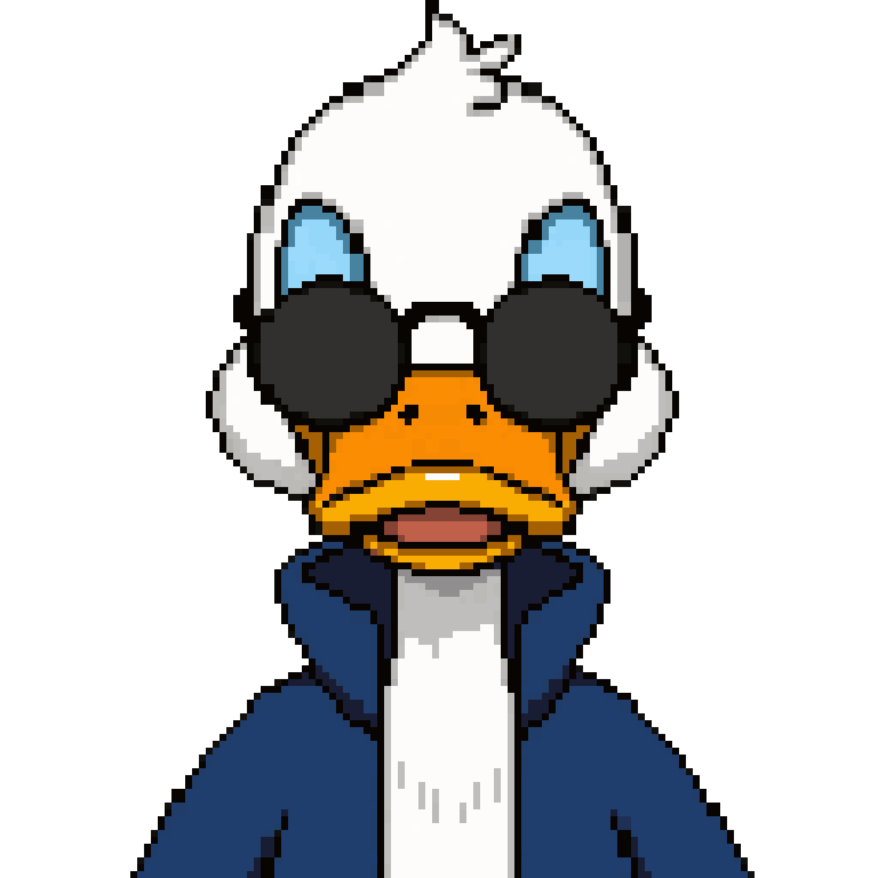 Howard the Duck pixel art