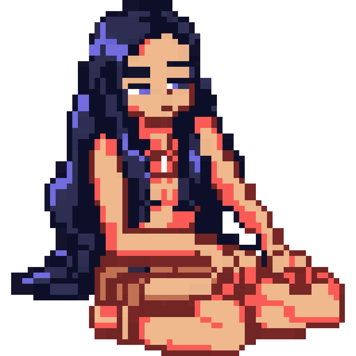 lady Sia from the GBA pixel art