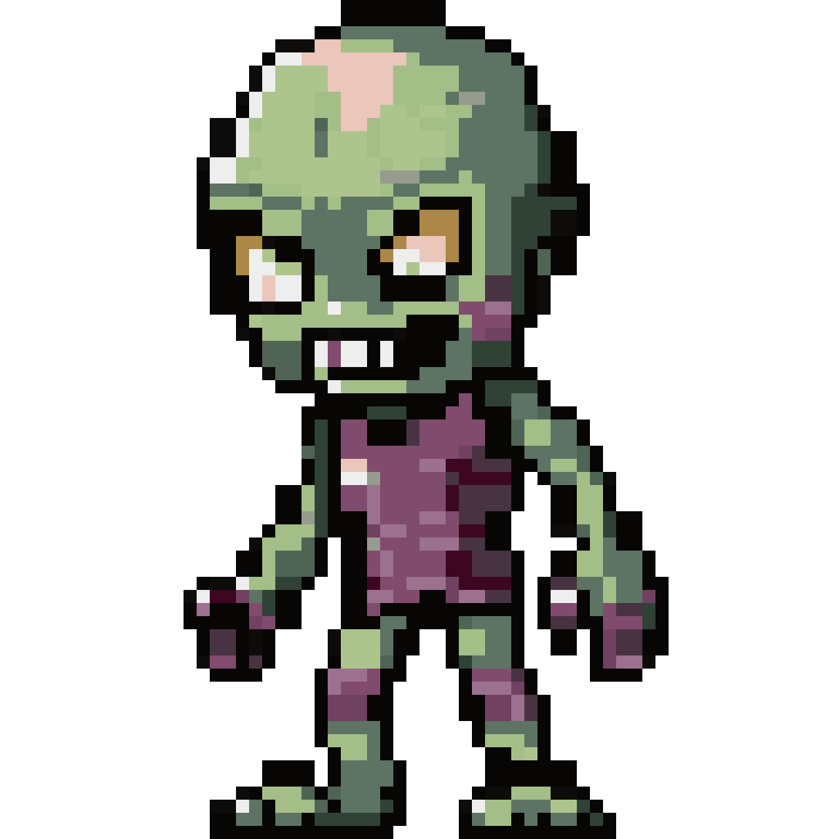 Garbage zombie pixel art