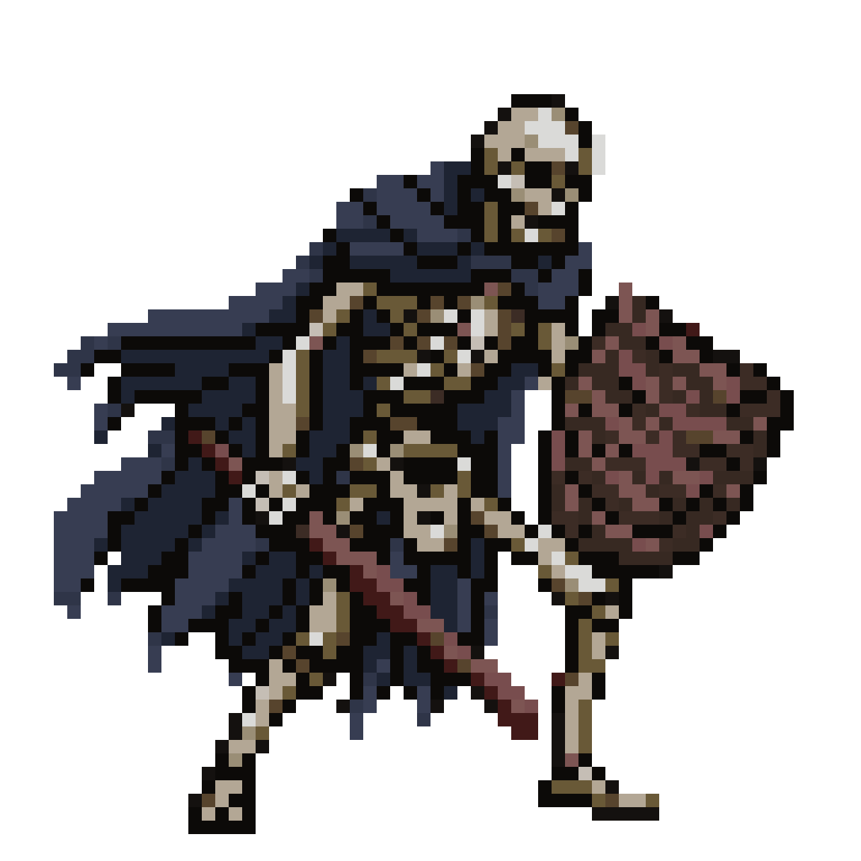 skeleton warrior sprite pixel art