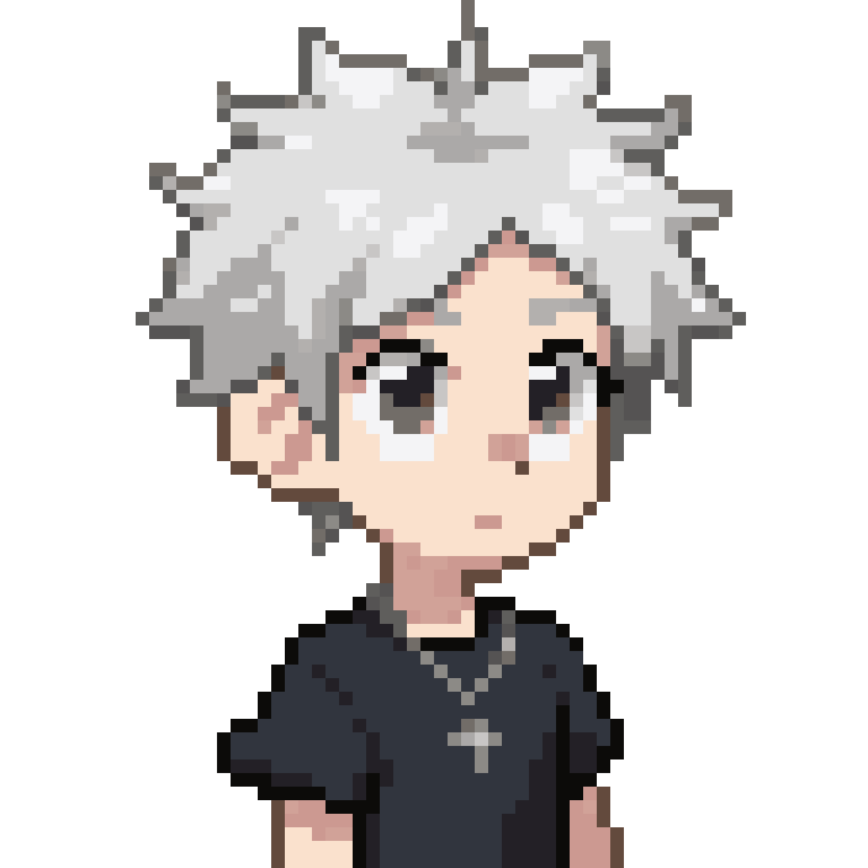 Chibi young man pixel art