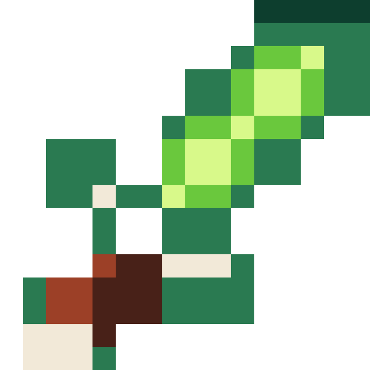 Emerald sword pixel art