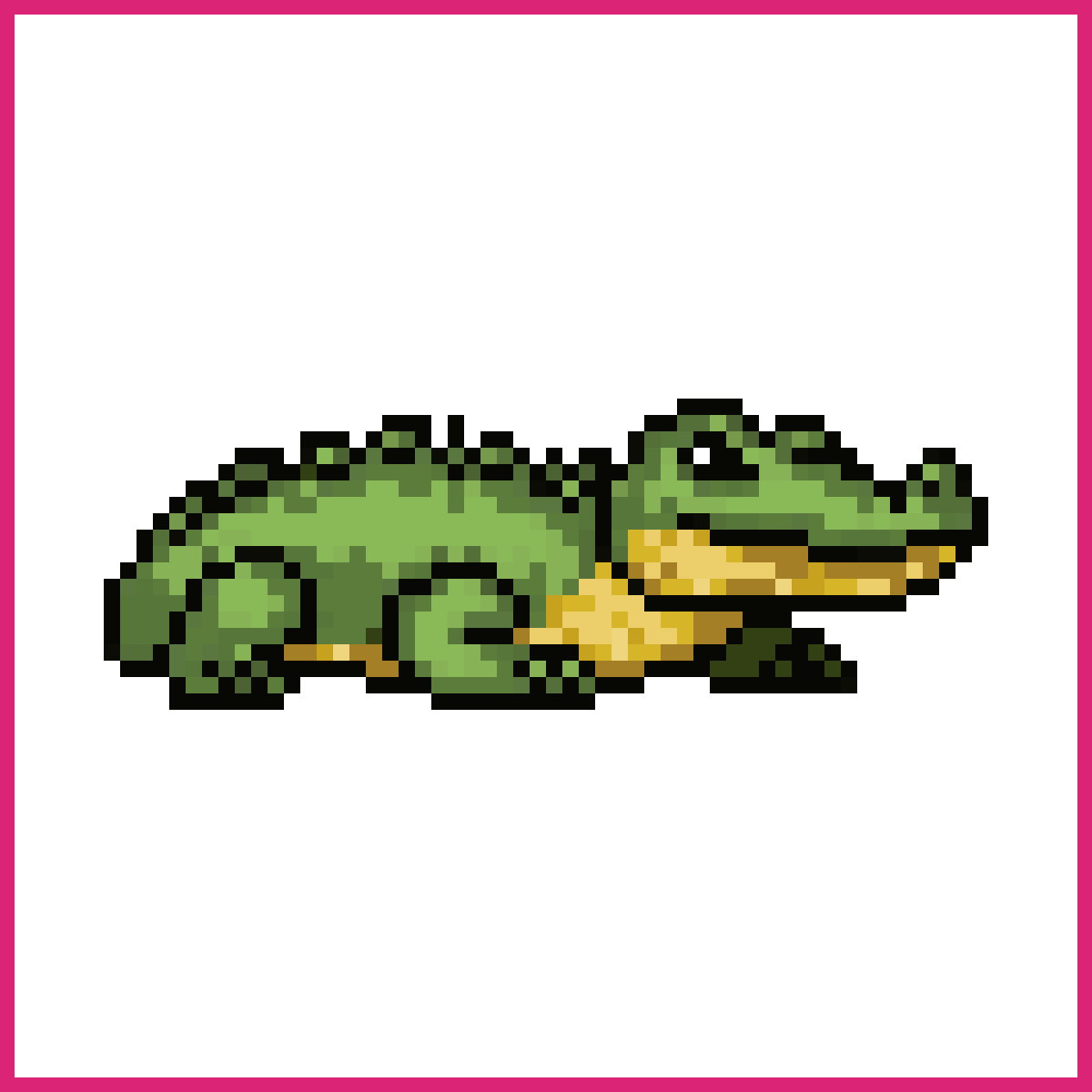 Realistic Pixel Art Crocodile | Sprite-AI