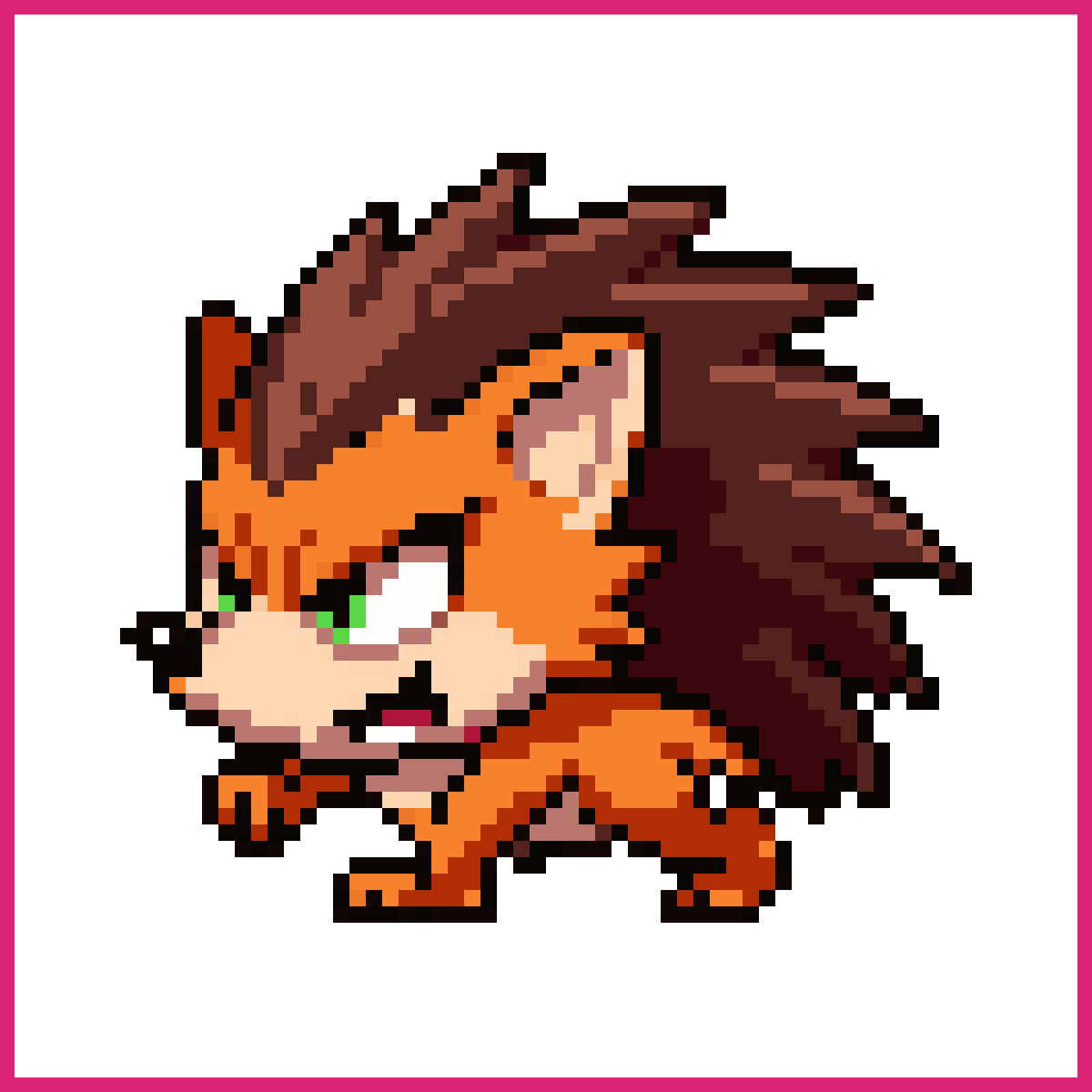 angry brown hedgehog walking | Sprite-AI