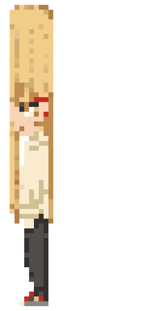 girl character sprite pixel art