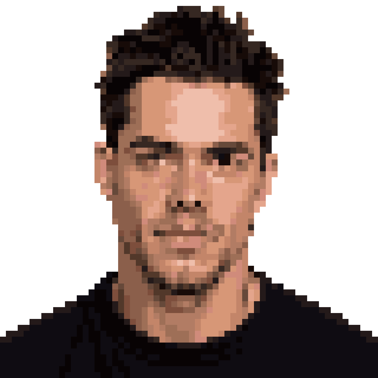 Terraria-style character portrait pixel art