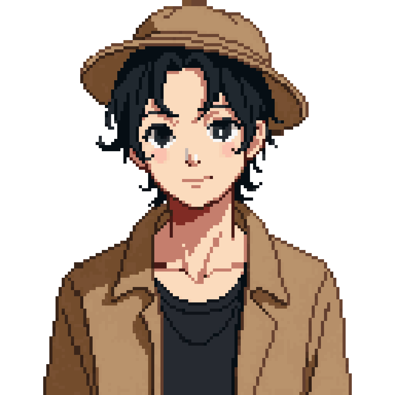 Shen Yue, independent musician pixel art