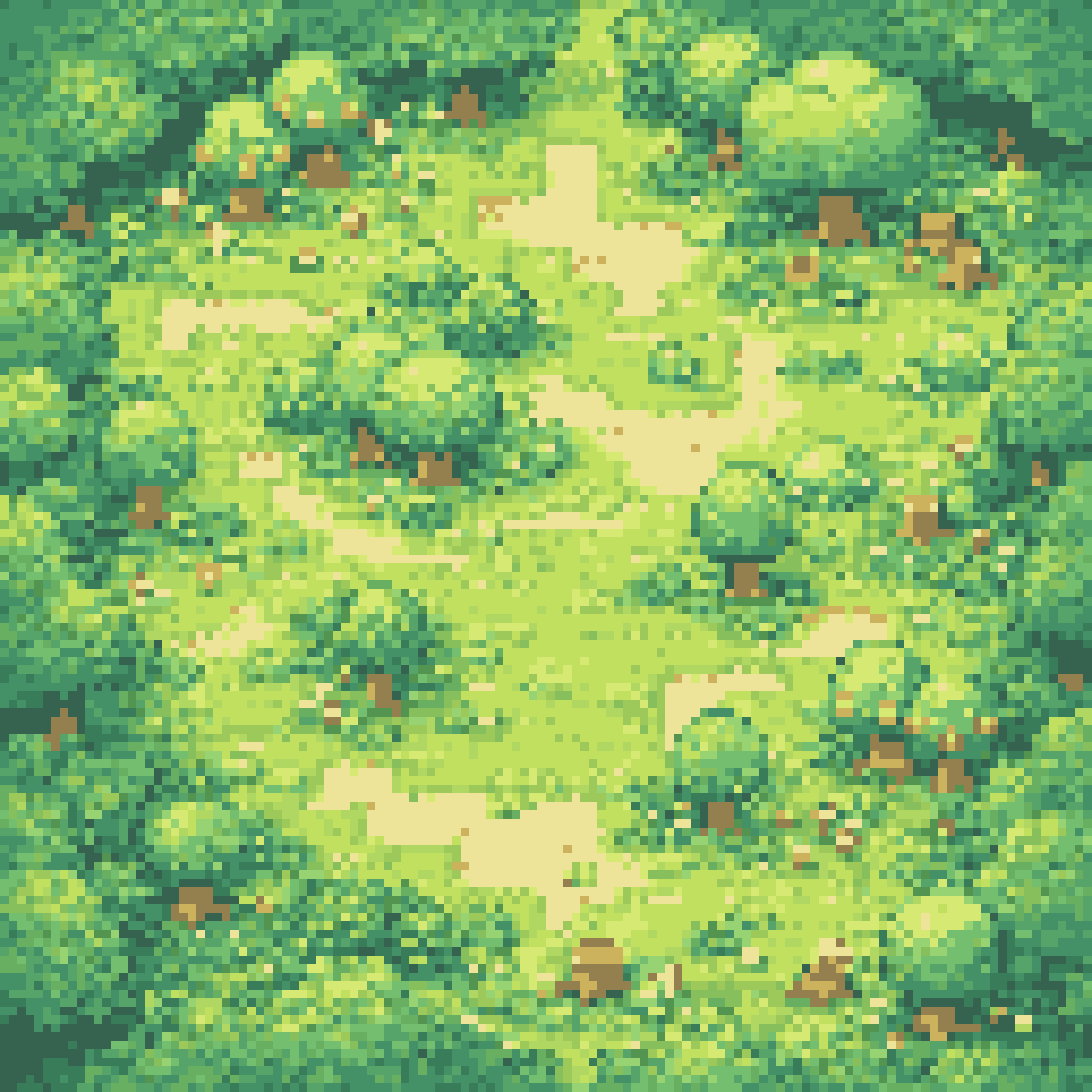 RPG Overworld Map pixel art