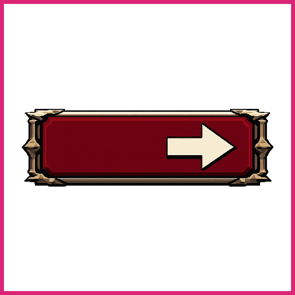 Right Button in Blasphemous Style | Sprite-AI