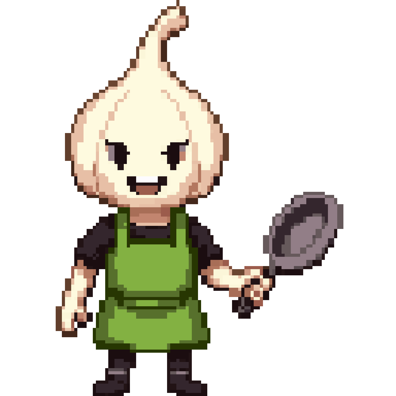 Garlic Joe character pixel art