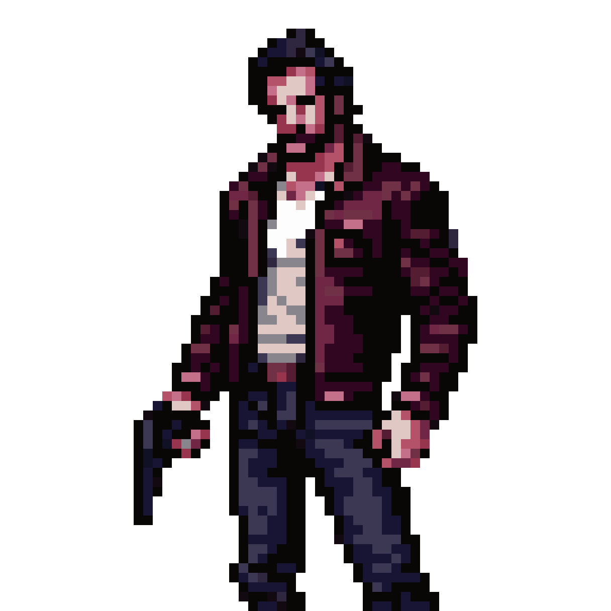 Criminal faction member pixel art