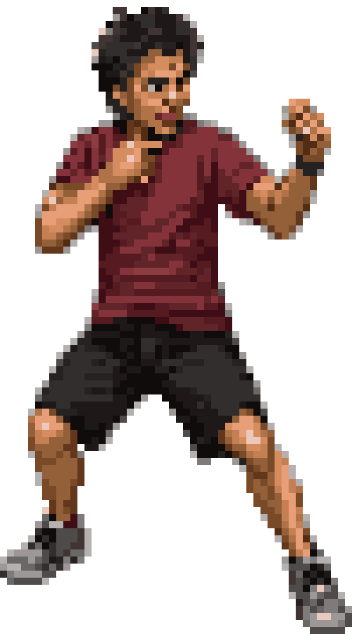 character dimensions 60-50x90 pixel art