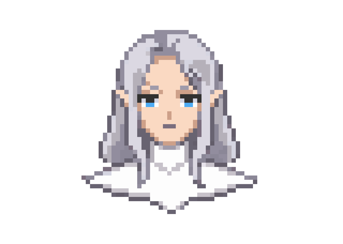 Griffith portrait pixel art