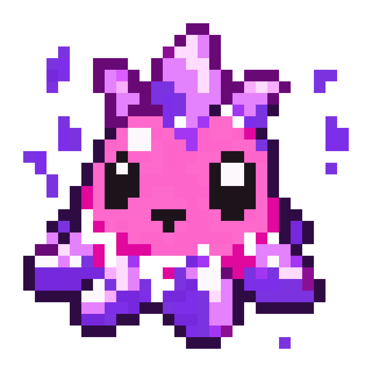 cute tiny slime creature Crystal Bloop pixel art