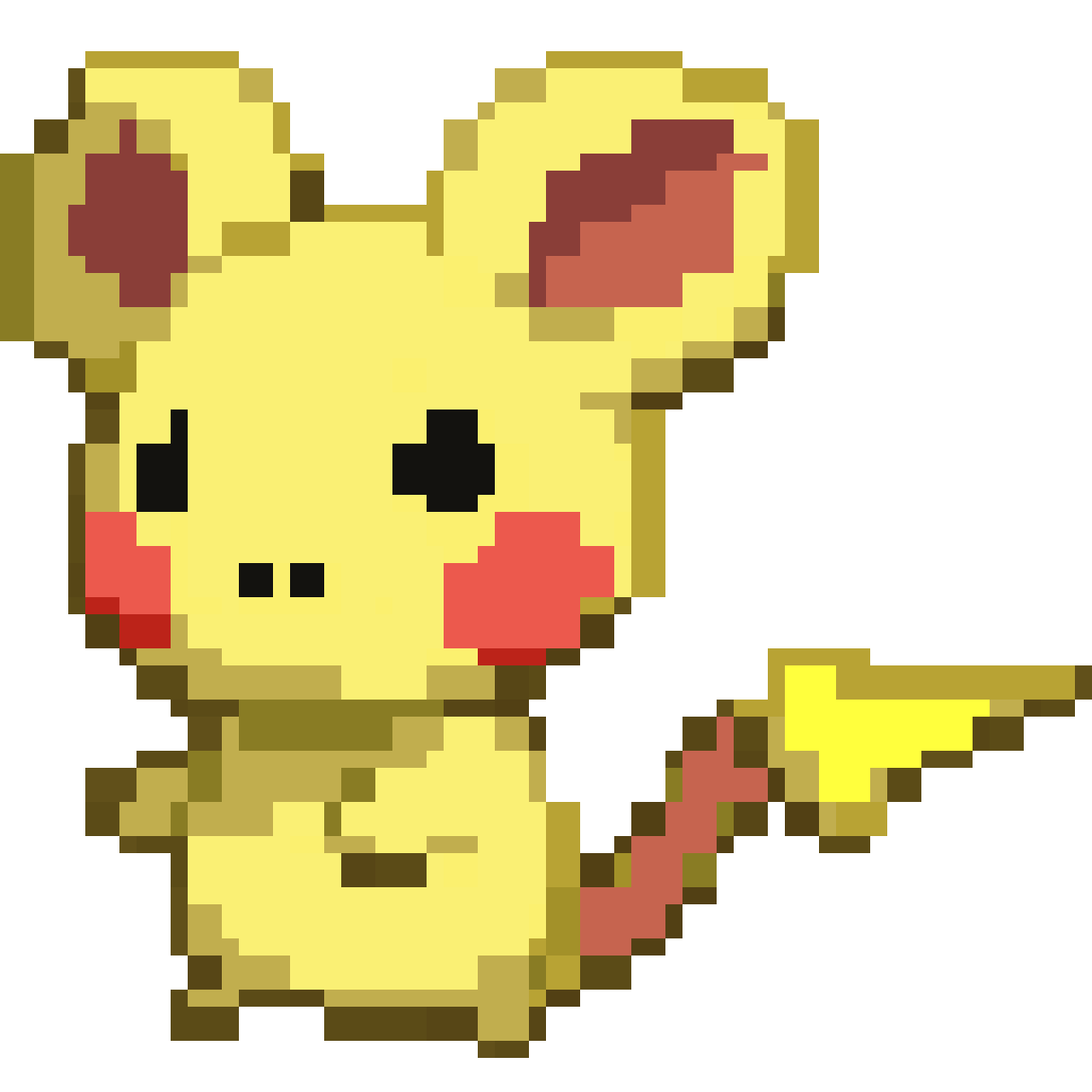 Pikachu pixel art