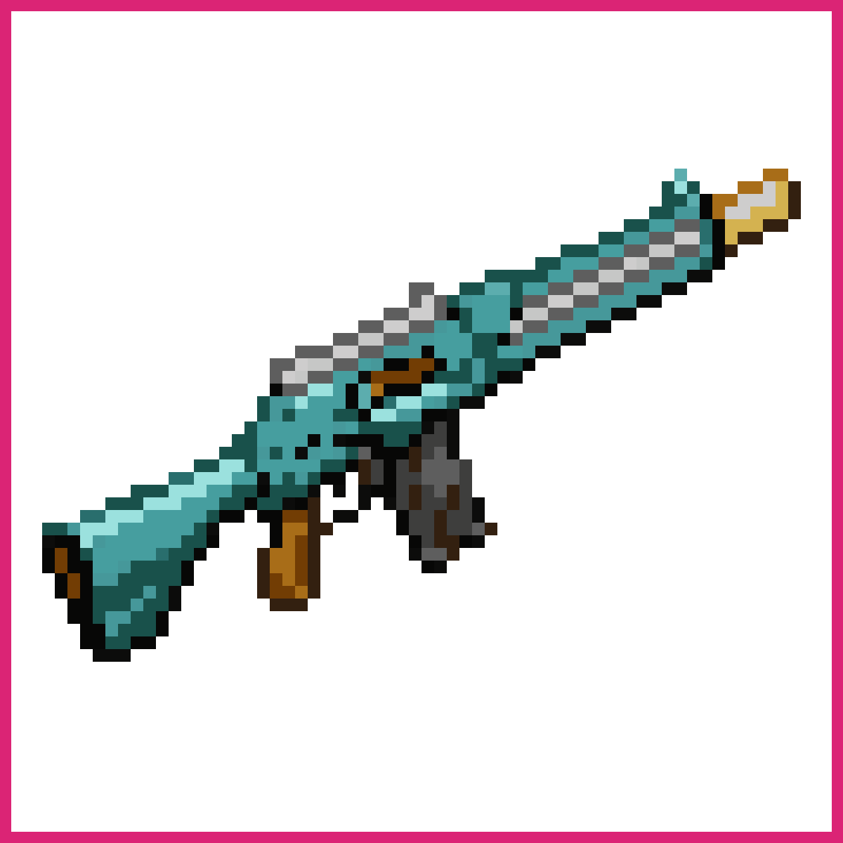 water gun rifle with color palette | Sprite-AI