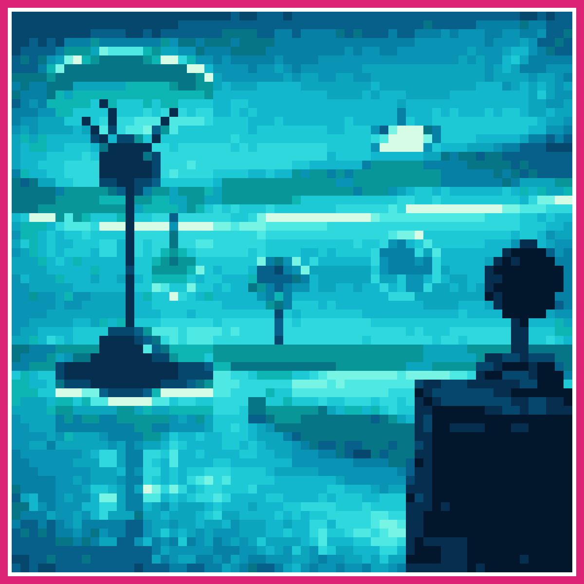 Chill Blue Lofi Background | Sprite-AI