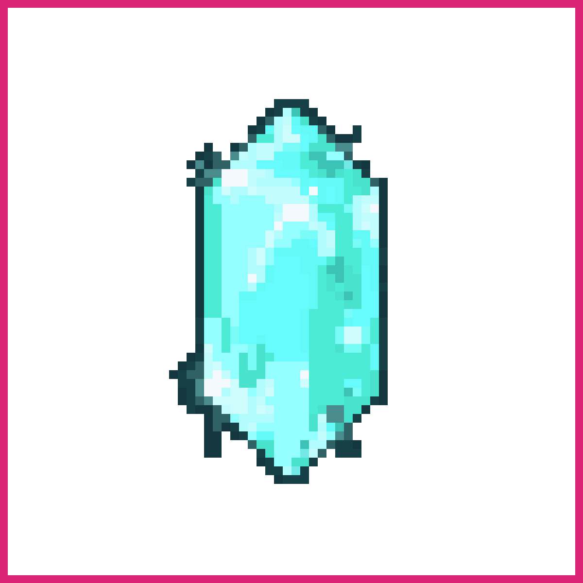 small glowing energy crystal | Sprite-AI