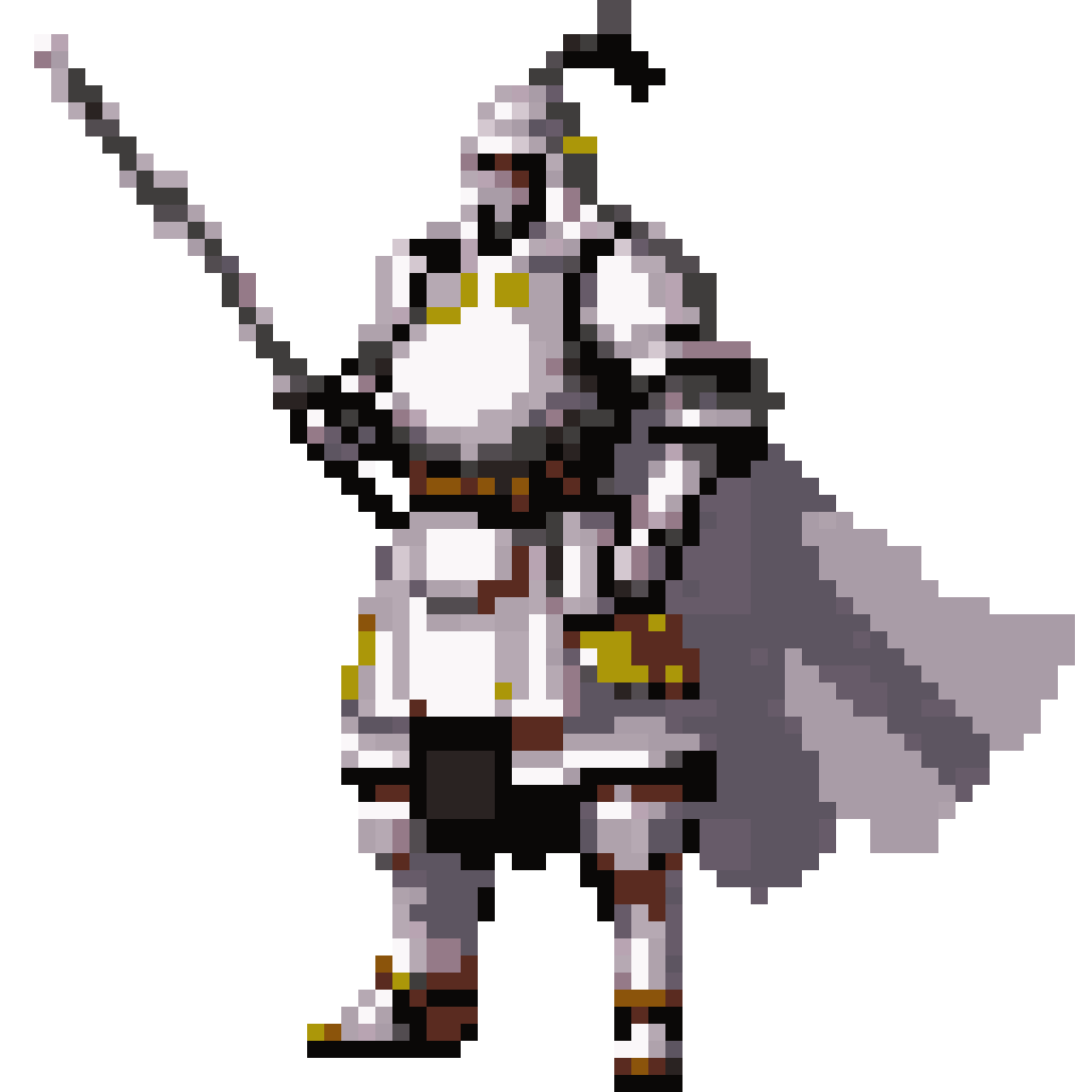 Ming Dynasty soldier pixel art