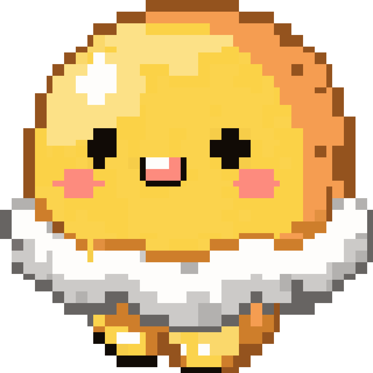 Oeuf de tamagochi kawaii pixel art