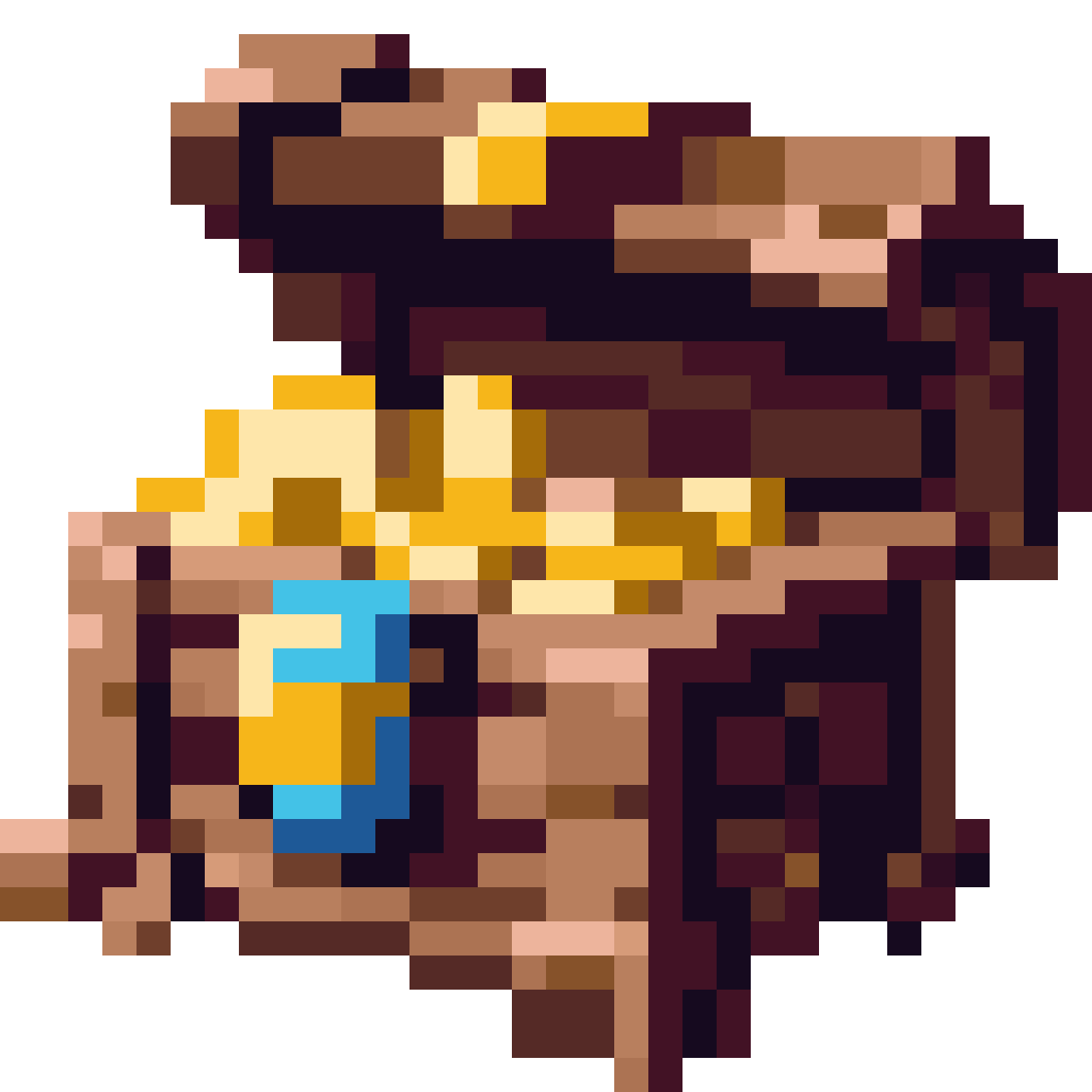Treasure chest pixel art