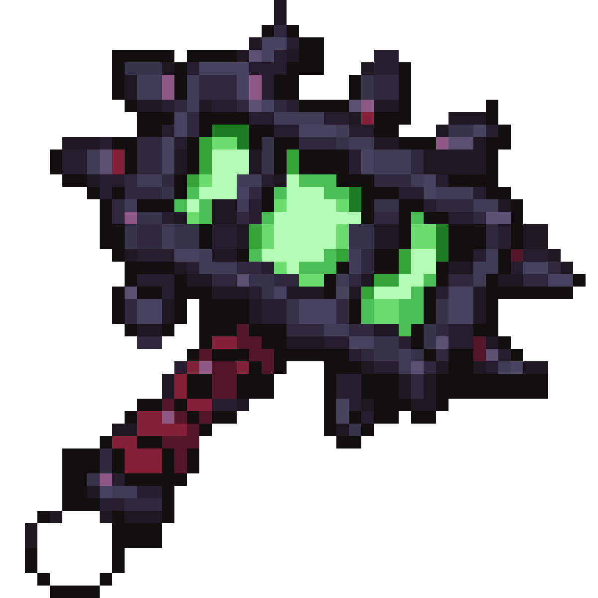 pixel art game item, spiked pixel art