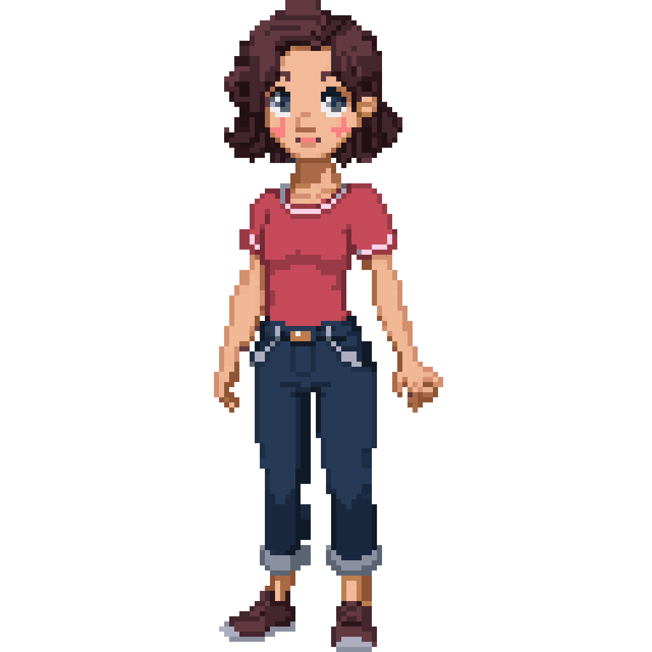 Stardew Valley style character pixel art