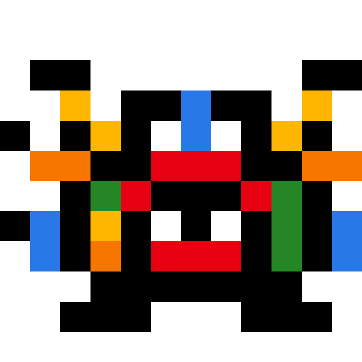 Mahoraga from Jujutsu Kaisen pixel art