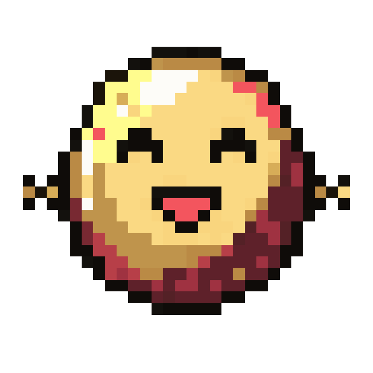 Circle character pixel art