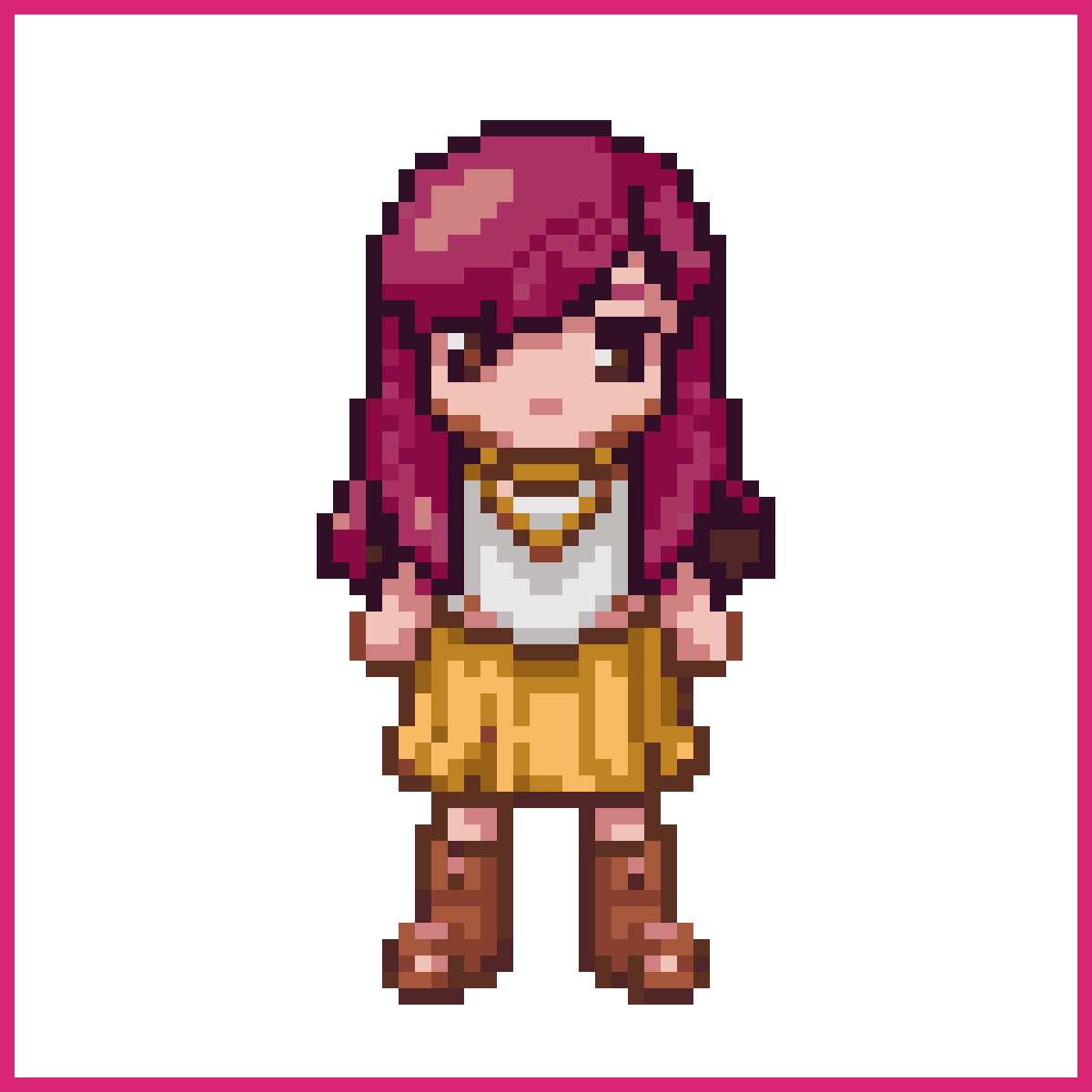 Pixel art game sprite, Stardew Valley style caw... | Sprite-AI