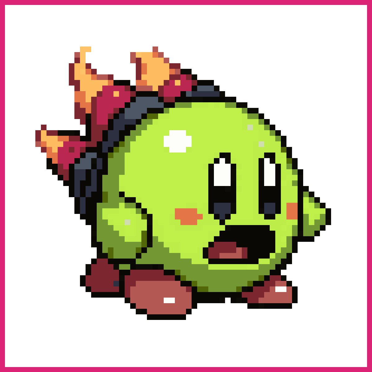 Lime-Green Jetpack Character | Sprite-AI