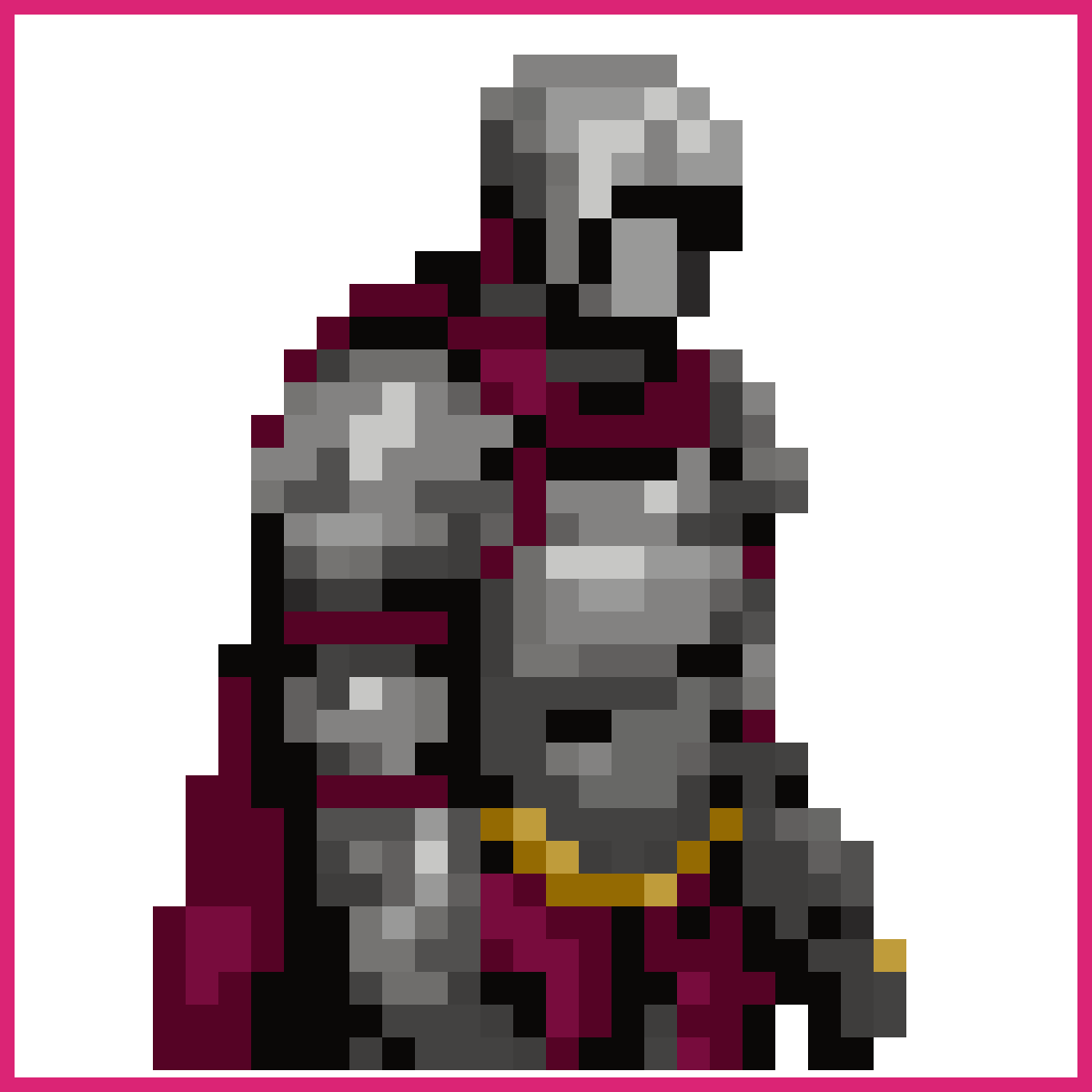 Knight in Leather and Chainmail Armor | Sprite-AI