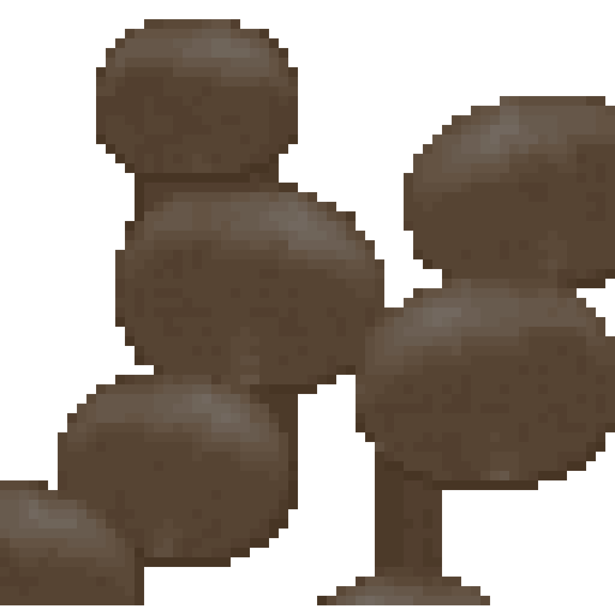 palm tree log sprite pixel art