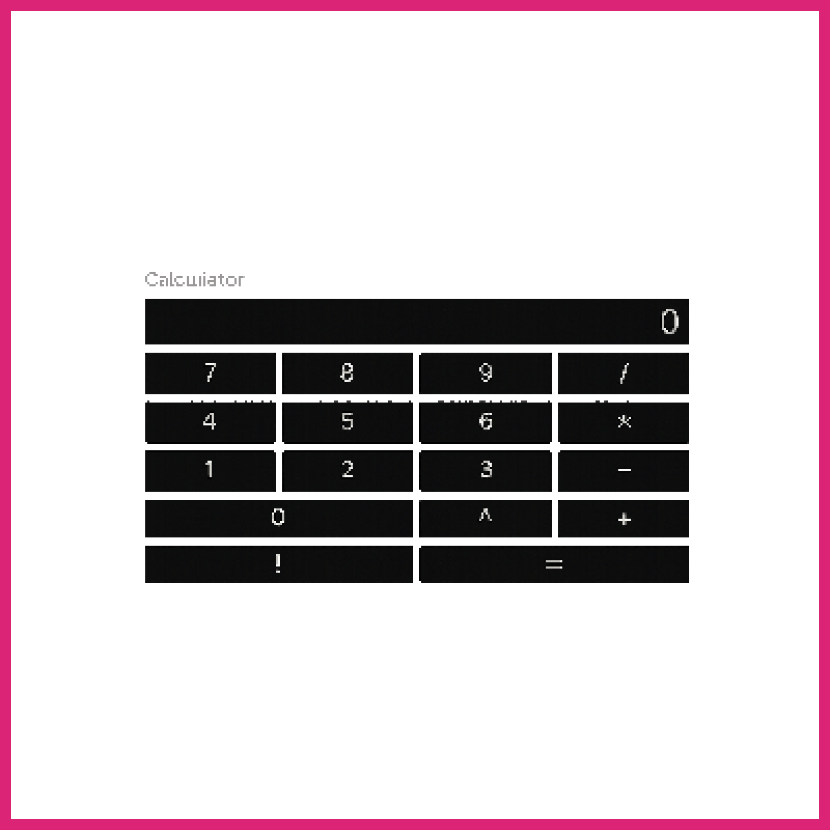 Minimalist Mobile Calculator UI | Sprite-AI