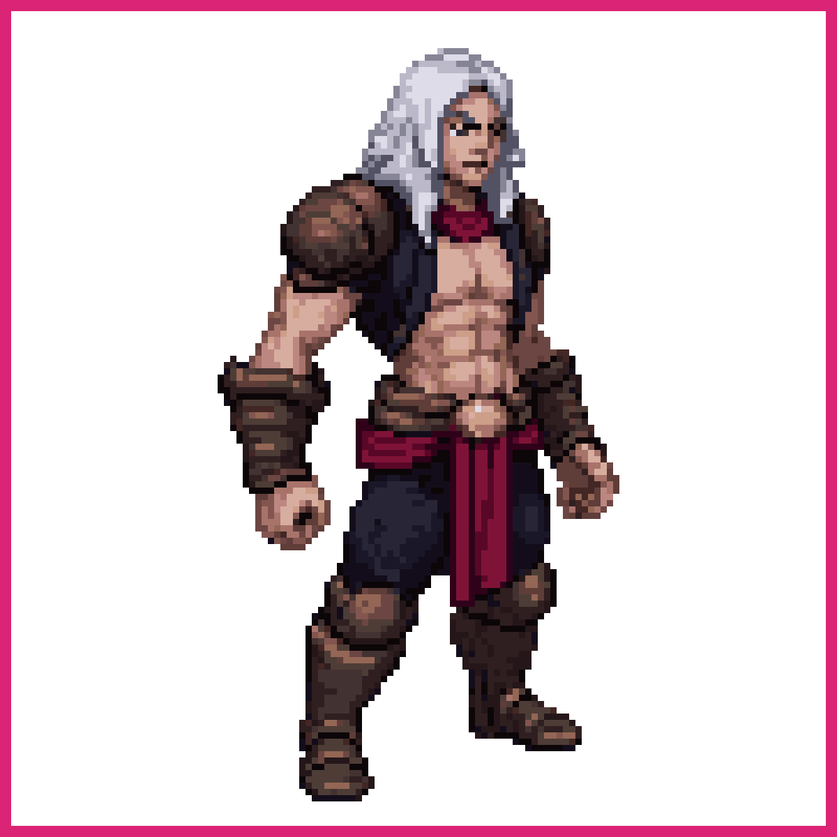 Main character sprite who can crouch | Sprite-AI