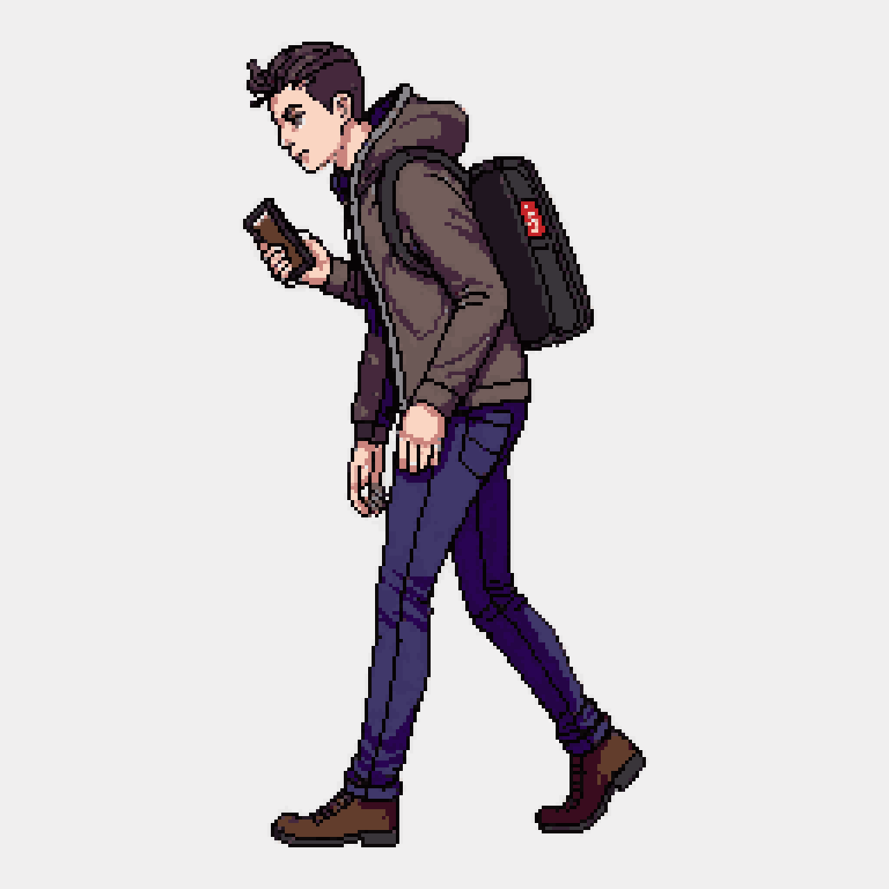 talking wallet pixel art