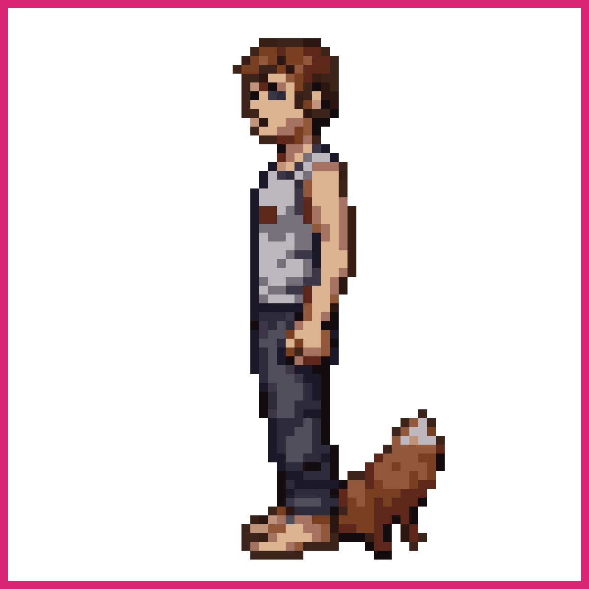 young homeless man with raccoon | Sprite-AI
