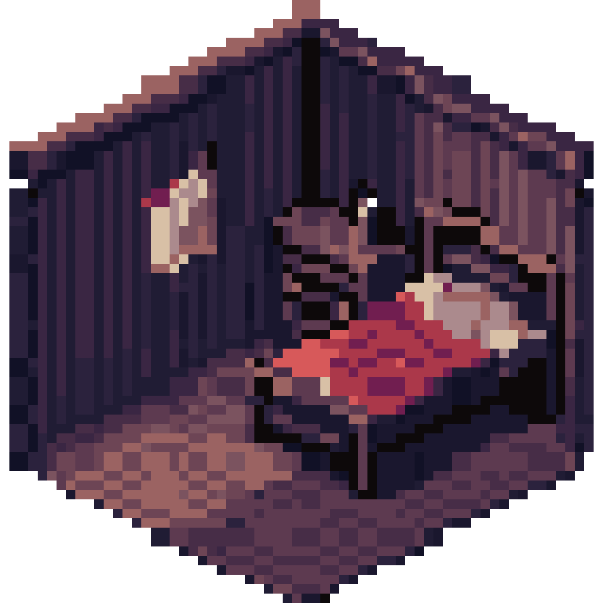 top-down pixel art room, dark pixel art