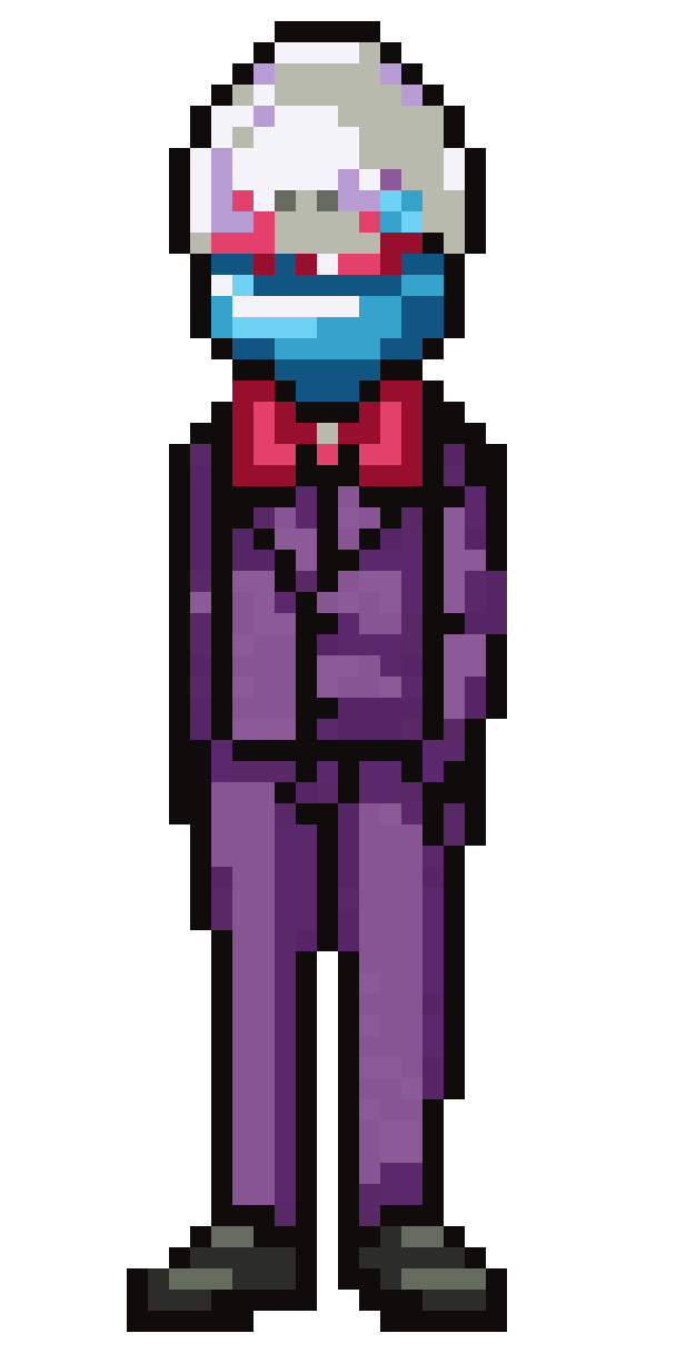 Gumball machine figure pixel art