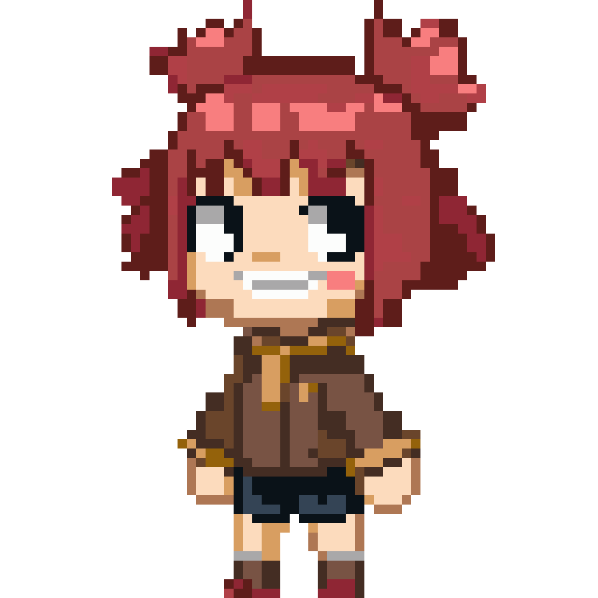 Humanoid character pixel art