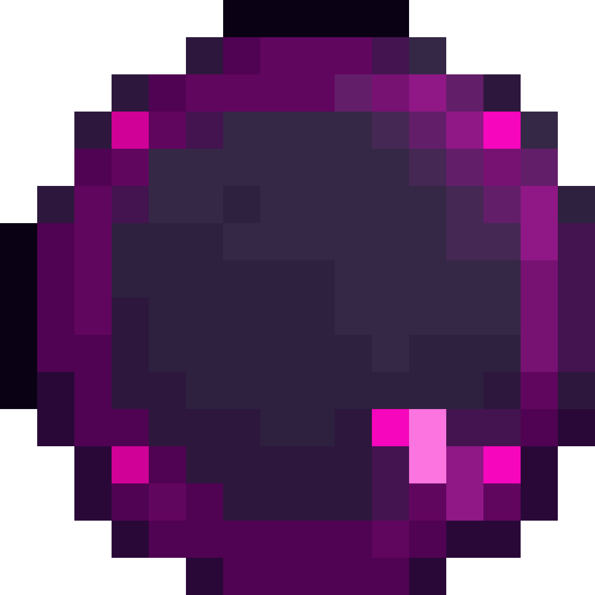 Neon UI Knob pixel art