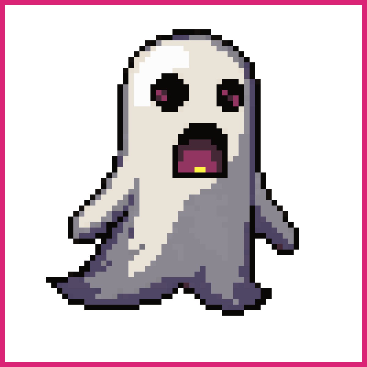 Pocong Indonesian Ghost with Scary Face | Sprite-AI