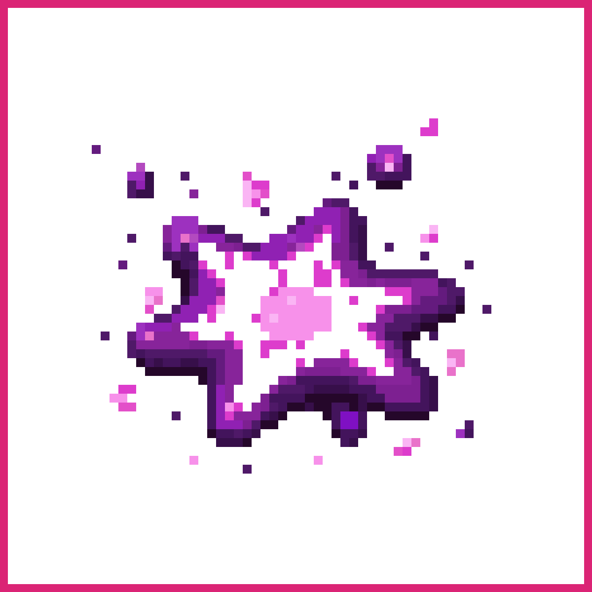 Magical Glowing Purple Stardust | Sprite-AI