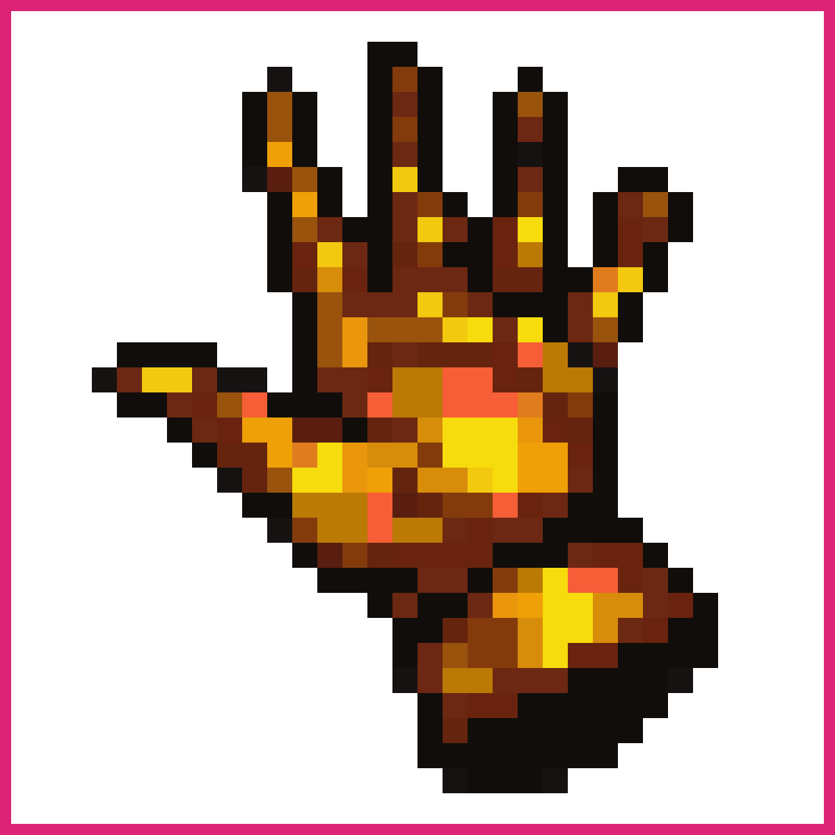 creata a glove used for menu selection in an 16... | Sprite-AI