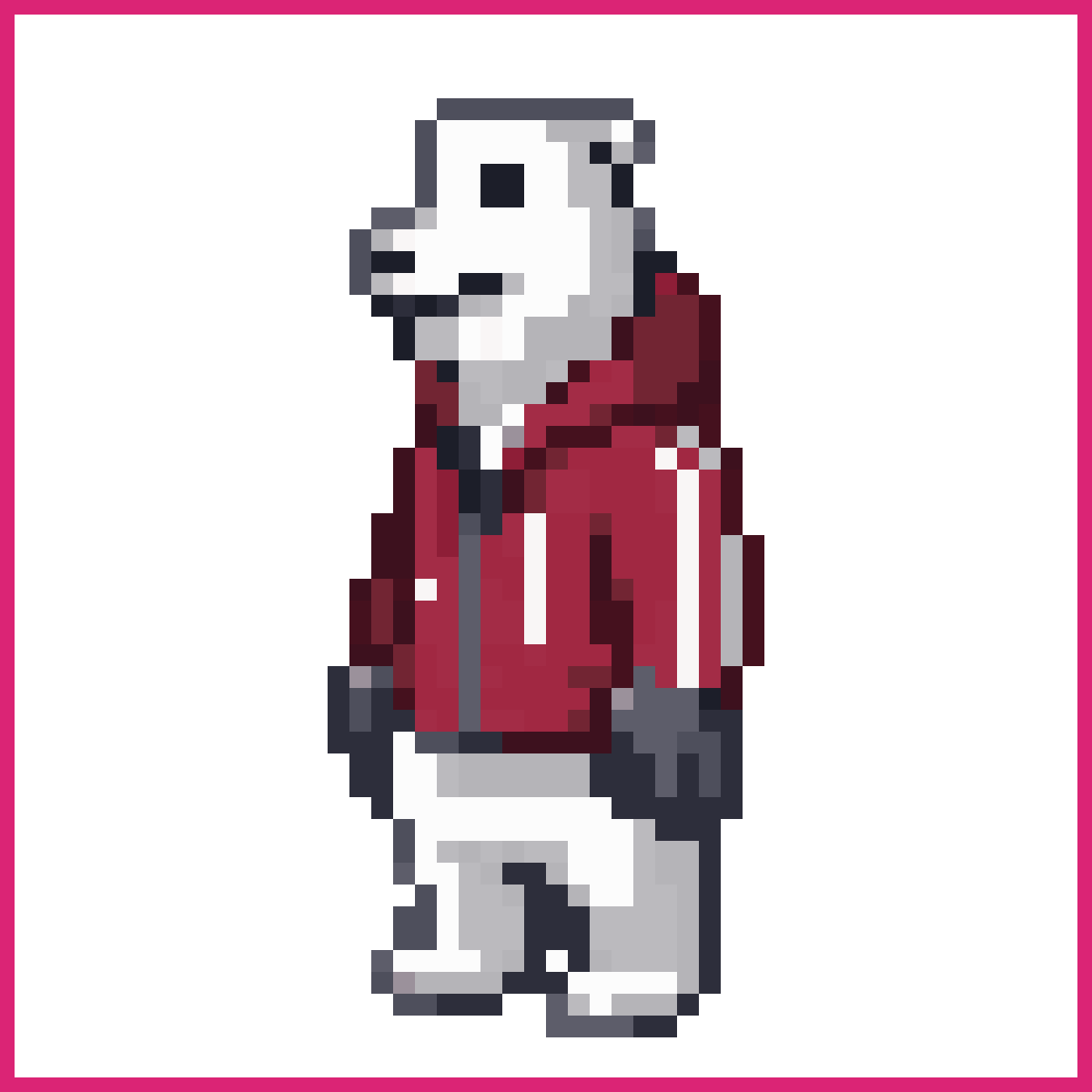 Polar bear in tracksuit | Sprite-AI