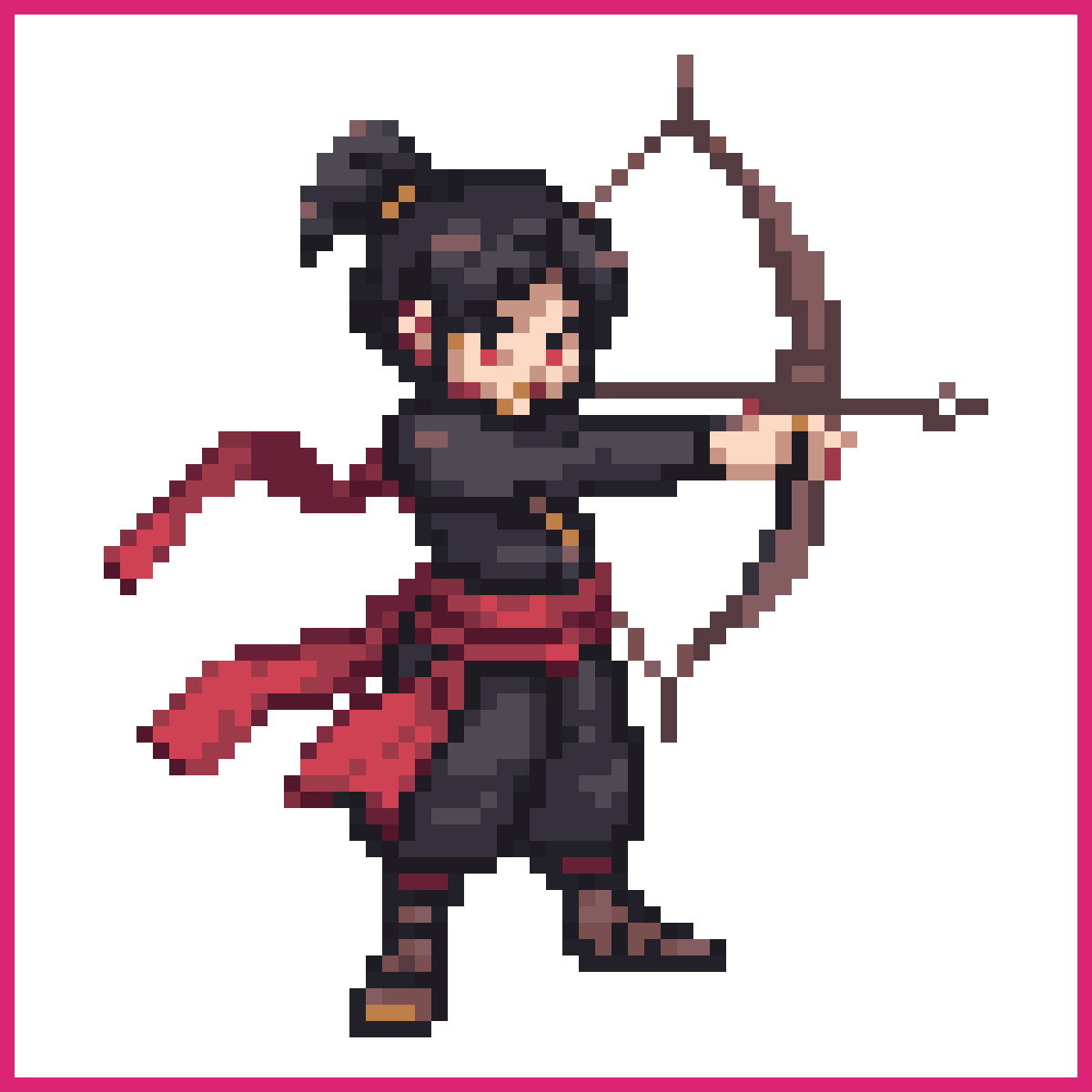 Chinese boy with crossbow | Sprite-AI