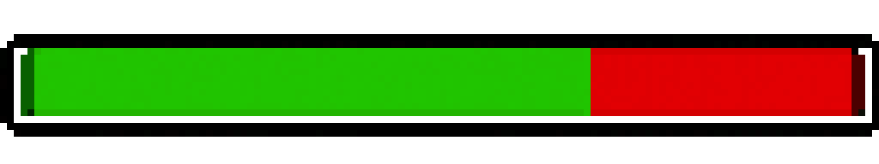 Health bar pixel art